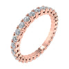 2.2mm Classic Claw Set 100% - Lab-grown Diamond | 18k Rose Gold