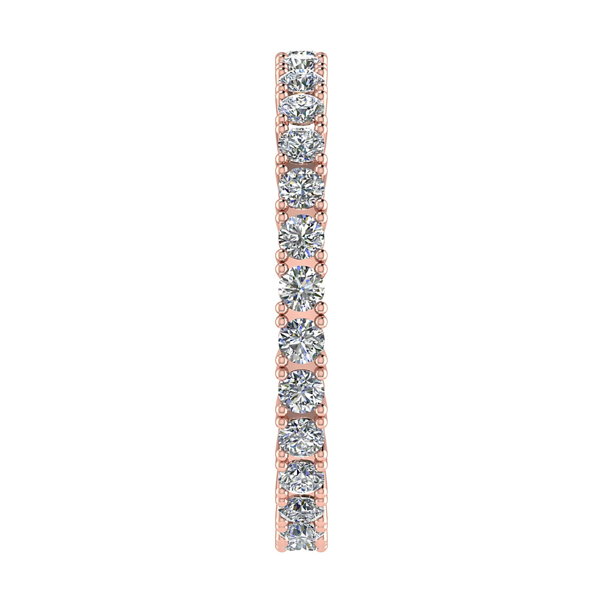 2.2mm Classic Claw Set 100% - Lab-grown Diamond | 18k Rose Gold