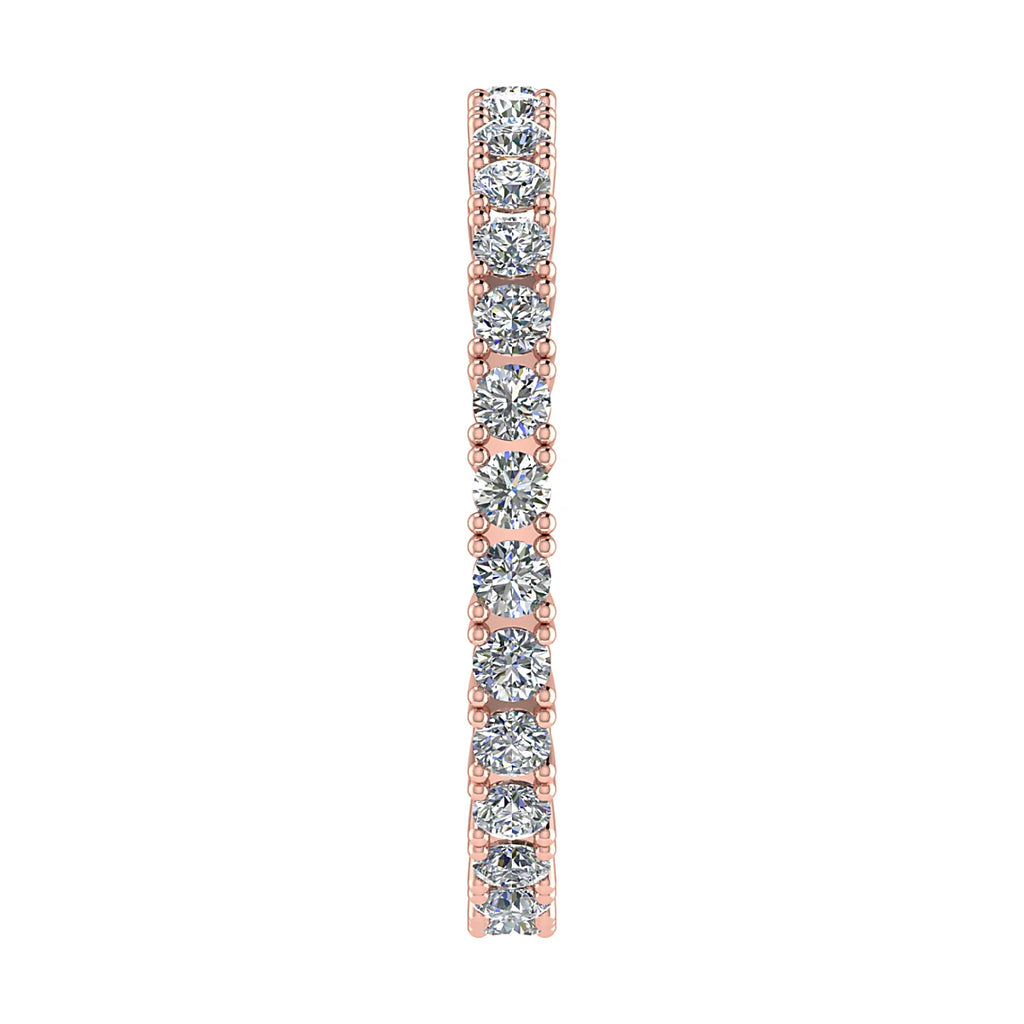 2.2mm Classic Claw Set 100% - Lab-grown Diamond | 18k Rose Gold