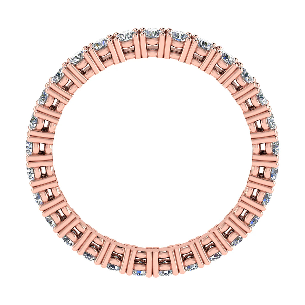 2.2mm Classic Claw Set 100% - Lab-grown Diamond | 18k Rose Gold