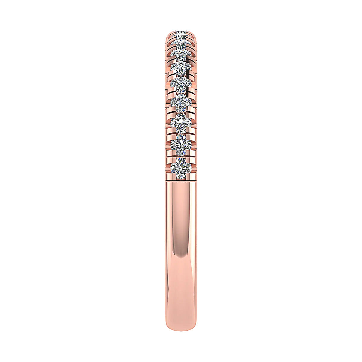 2mm Premium Micro Claw 50% - Lab-grown Diamond | 18k Rose Gold