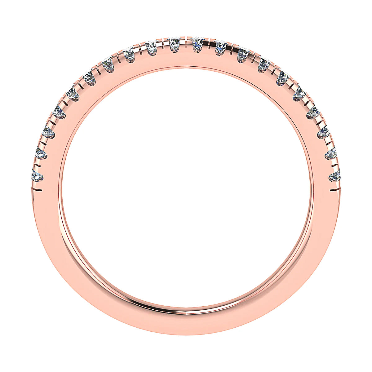 2mm Premium Micro Claw 50% - Lab-grown Diamond | 18k Rose Gold