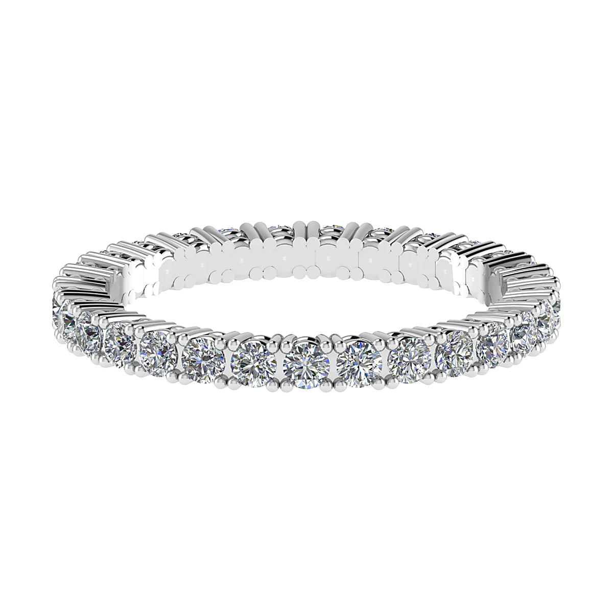 2.2mm Classic Claw Set 100% - Lab-grown Diamond | Platinum