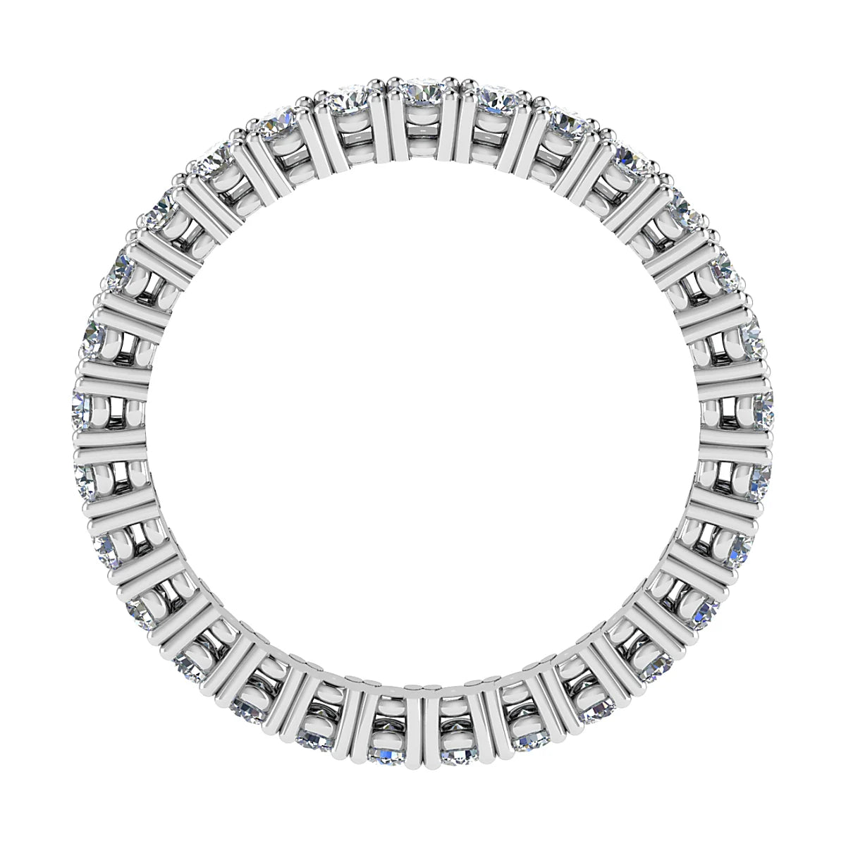 2.2mm Classic Claw Set 100% - Lab-grown Diamond | Platinum