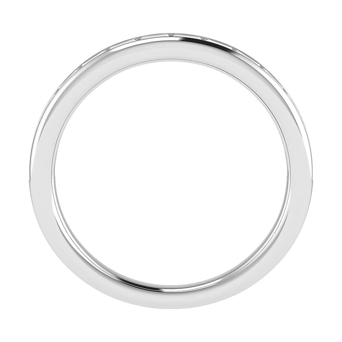 2.50mm Landscape Baguette Channel Set 50% - Lab-grown Diamond | Platinum