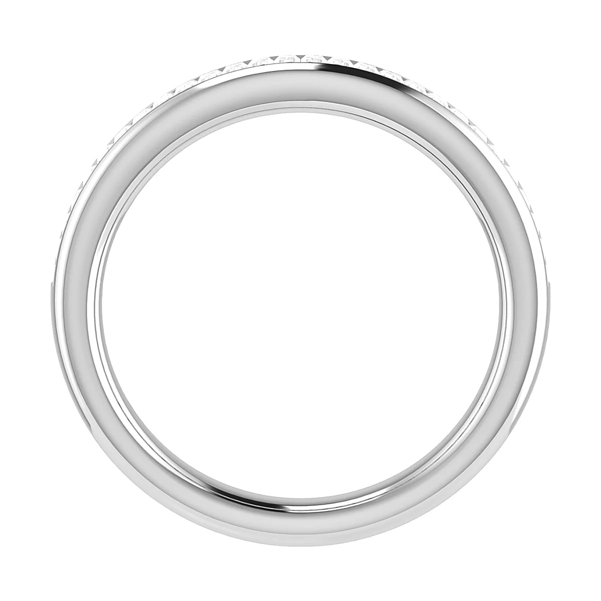 2.50mm Portait Baguette Channel Set 50% - Lab-grown Diamond | Platinum